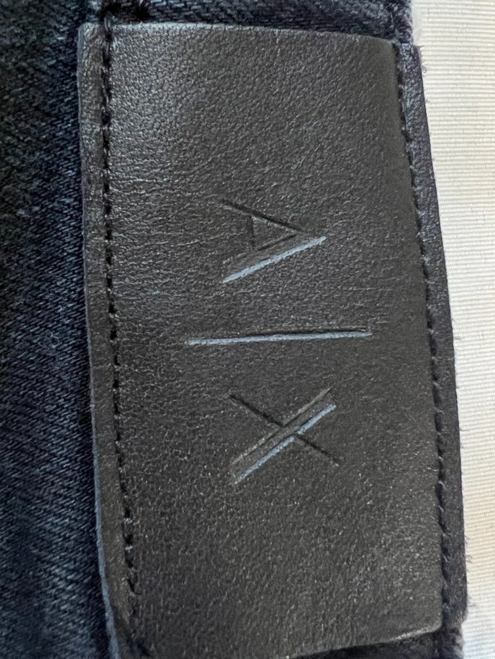 Y2K A/X Armani Exchange Black Skinny Jeans SIZE 29R - Picture 9 of 16
